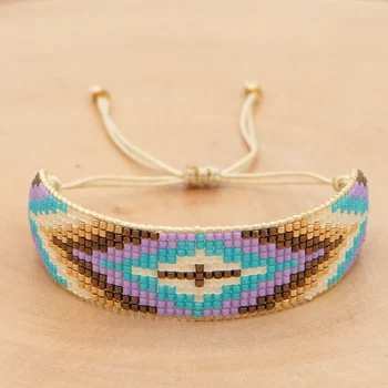

Go2Boho 2020 Miyuki Autumn And Winter Bracelet Evil Eye Bracelets For Women Boho Handmade Loom Pulseras Mujer Moda Wholesale