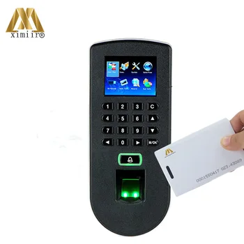 

Biometric Fingerprint Access Control F19 Fingerprint Time Attendance With Keyboard And RFID Card Reader Free shipping