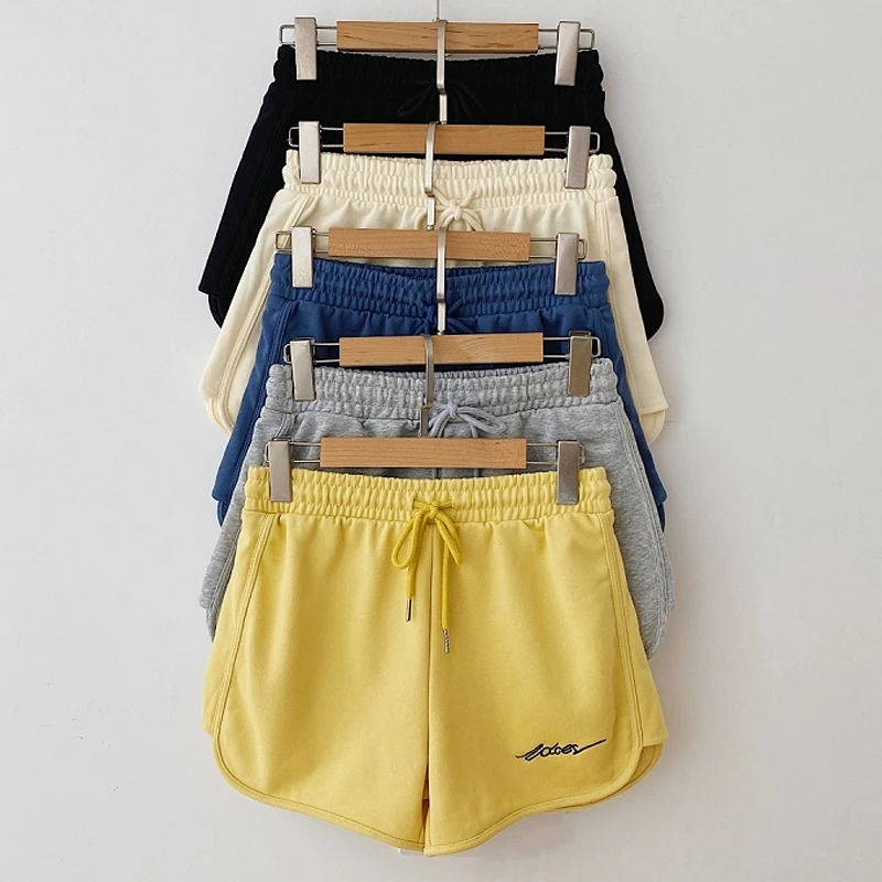 summer cotton shorts for Women High 