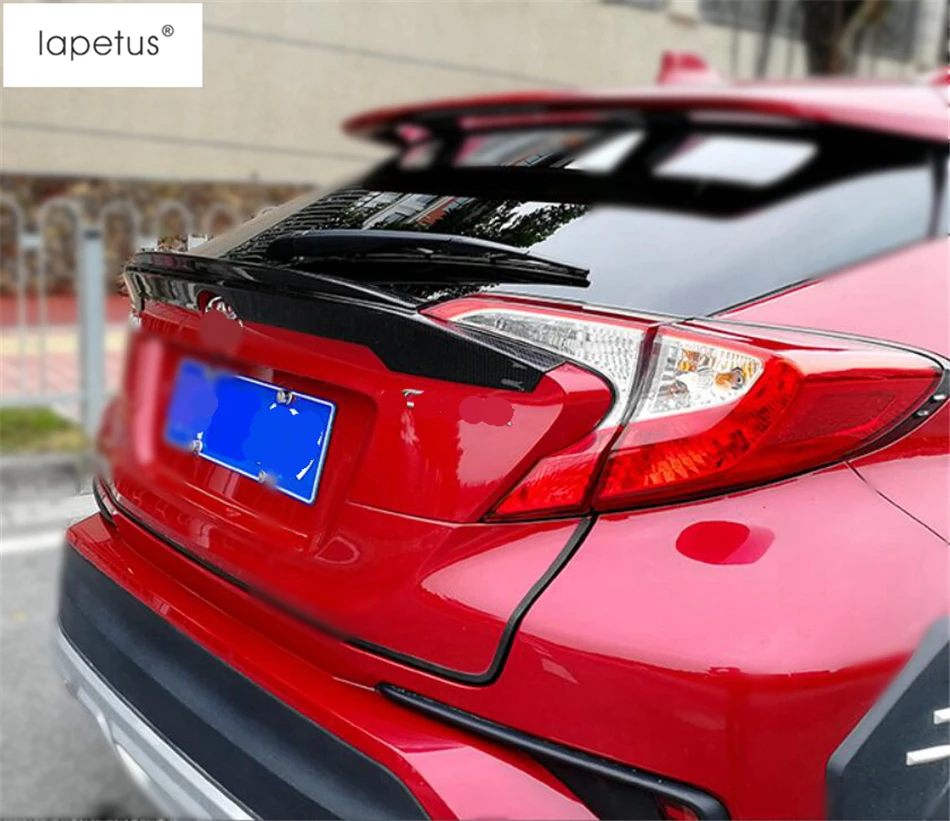 Lapetus аксессуары для Toyota C-HR CHR задний спойлер на заднее стекло крыло защитная пластина формовочная крышка комплект отделка