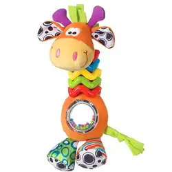 Погремушки Игрушки для малышей Младенцы Малыши Дети 0-12 месяцев Oyuncak мультфильм плюшевый жираф детские игрушки обучающая игрушка на коляску