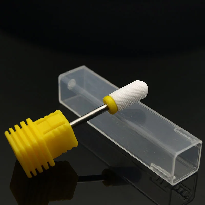 Kimaxcola керамическое сверло для ногтей 3/3" роторные сверла для маникюра, педикюра, электрические сверла, аксессуары для ногтей, инструменты для фрезерования, Cutt - Цвет: XF