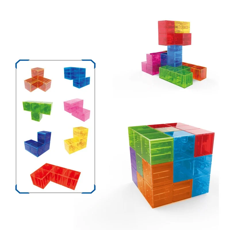 

Toys for Children's Magic Magnetic Building Blocks Stress Relief Kids Educational Toys Puzzle Cubes