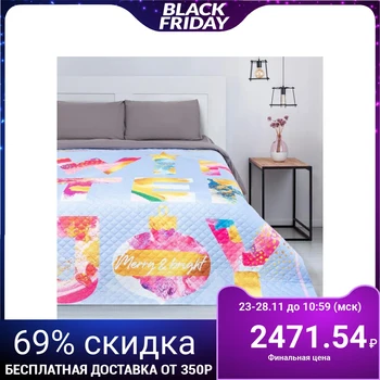 

Bedspread "Ethel" Euro Winter joy, 230х210 cm, microfiber 5080090