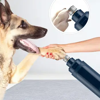 

Low Noise Electric Rechargeable Pet Nail Grinder Dog Nail Clippers Painless USB Electric Cat Paws Nail Cutter Grooming Trimmer