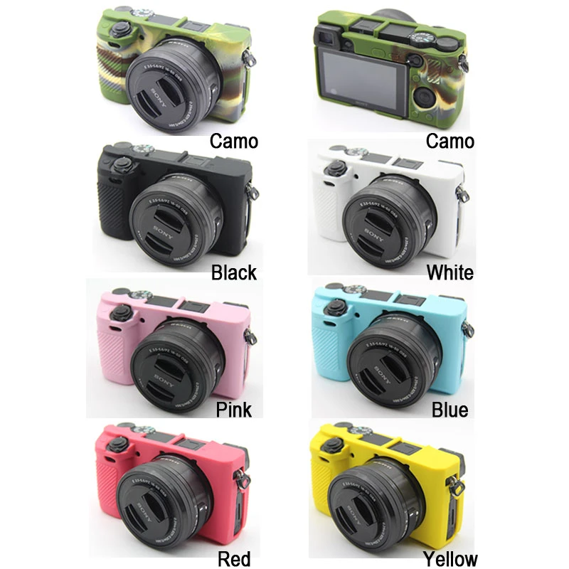 camera handbag Camera Soft Silicone Skin Case Bag for Sony A5000 A5100 A6000 A6100 A6300 A6400 A6500 camera bag purse