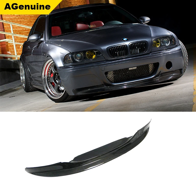 Углеродное волокно AG Тип E46 m3 автомобильный передний бампер для губ передний спойлер авто передняя крышка для губ для BMW 3 серии e46 m3