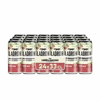 

Ladrón de Manzanas Red Berries Sidra - Paquete de 24 x 330 ml - Total: 7920 ml