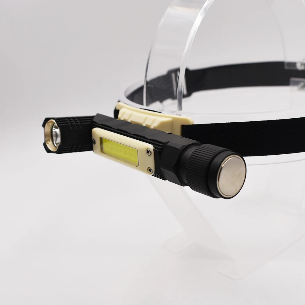 Фонарь налобный портативный с зарядкой от USB и аккумулятором 14500|Налобные
