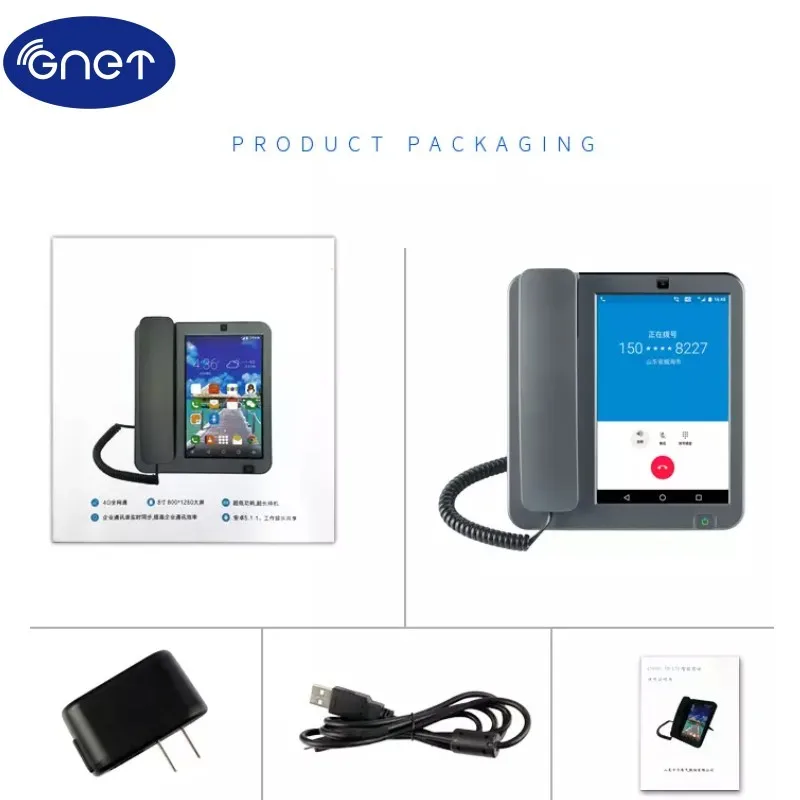 Hot Sale SIM Card GSM WCDMA LTE 4G Fixed Wireless Desktop Phone With Android System