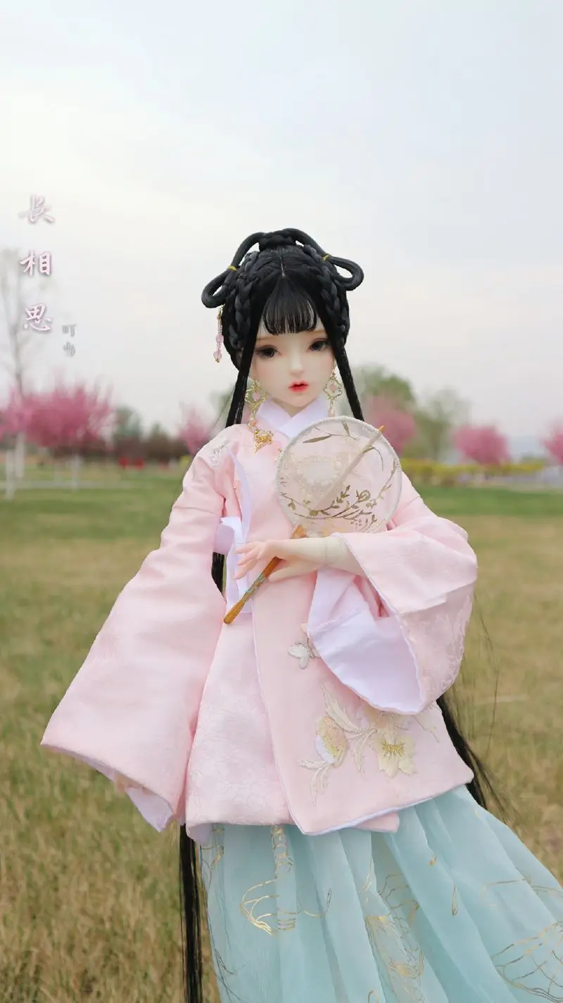 1/4 1/3 BJD аксессуары для одежды кукла Китайский Hanfu набор одежды для BJD/SD MSD SD13, не включает в себя куклы, парик и другие E2544