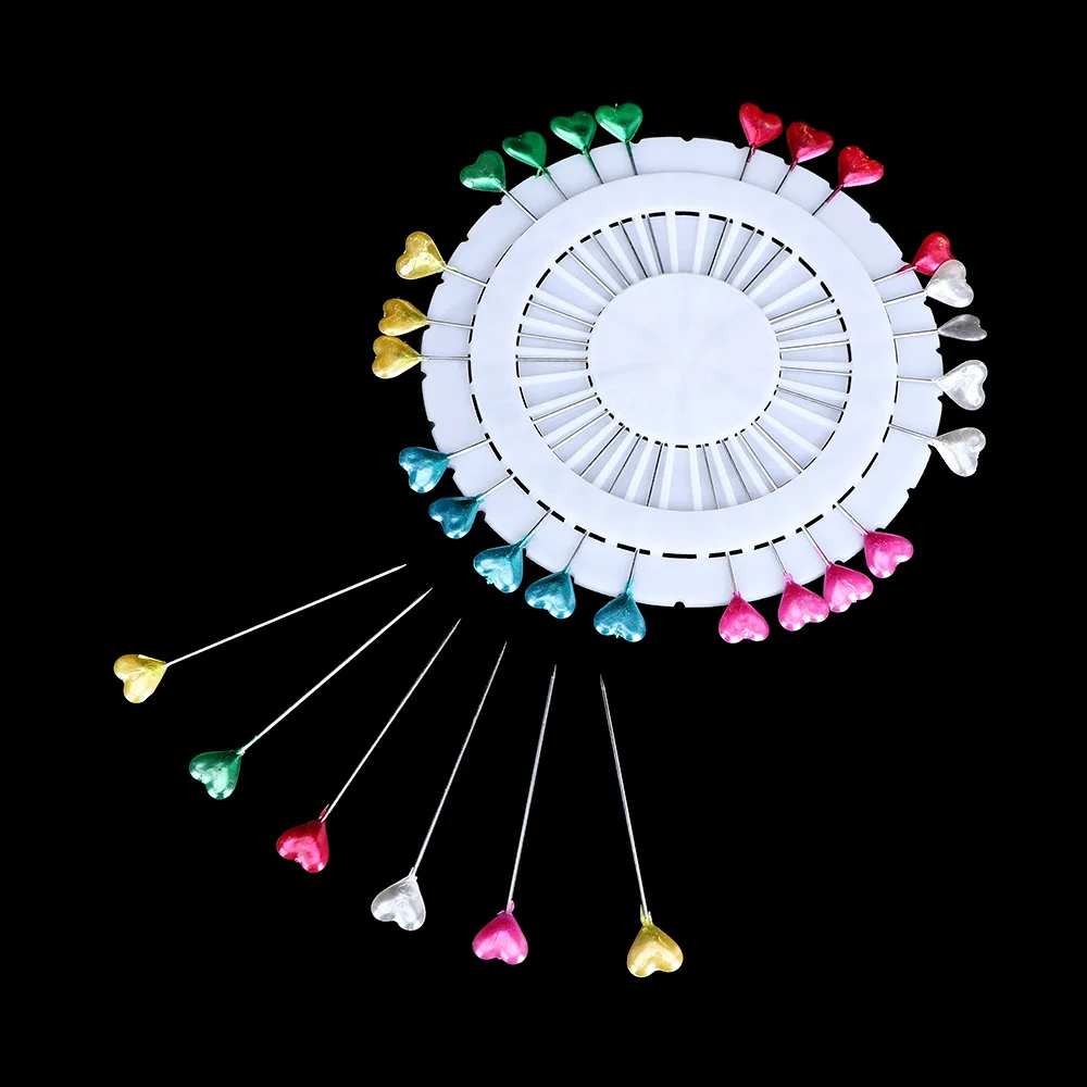 

30Pcs/Plate Colorful Round Pearl Straight Head Pins Localization Needle Sewing Pins DIY Weddings Corsage Dressmaking Accessorie