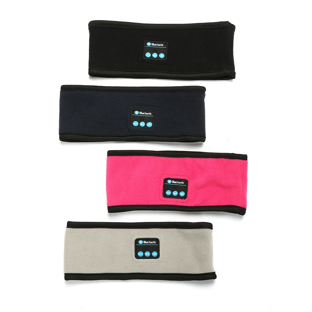 Новые беспроводные Bluetooth наушники для сна, йоги, головной убор, мягкая теплая спортивная умная шапка, умный динамик, стерео шарф, гарнитура с микрофоном