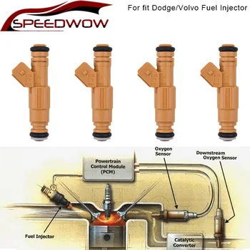 

SPEEDWOW Fuel Injector For JEEP 4.0L TYPE III For Volvo For Chrysler For Dodge 4/6pcs Flow Matched Fuel Injector 0280155746