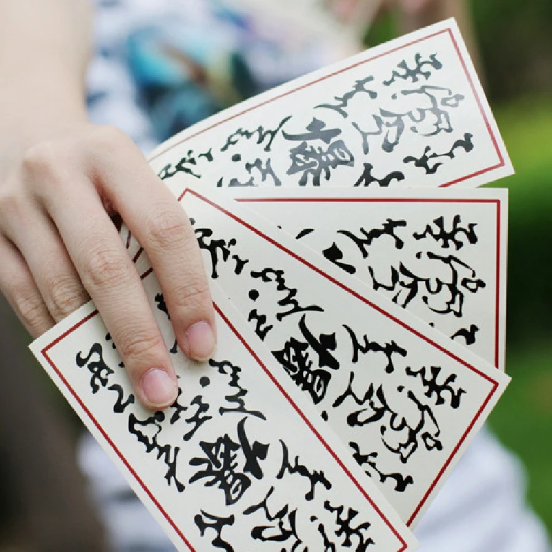 

Anime Naruto kibaku fuda Sticker 1:1 Cosplay Prop Konan Senju Tobirama Props Tenten