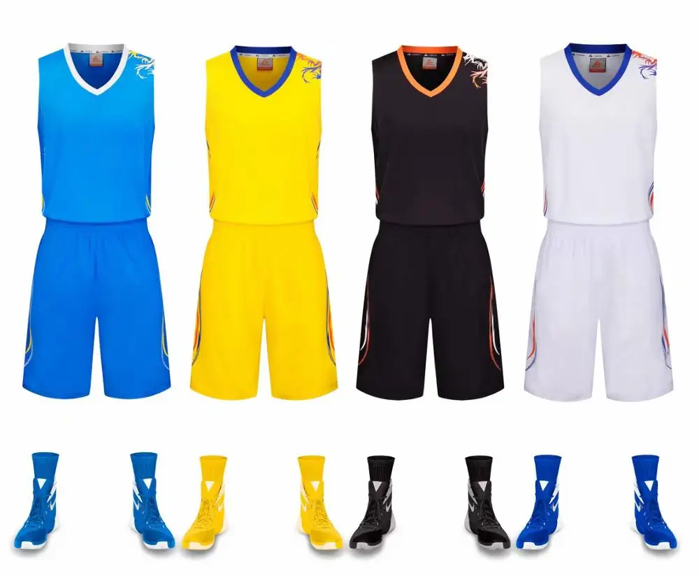 

Basketball Jerseys Uniforms Sports Clothes Jerseys Kids Adult Customized Shirts With Basketball Shorts Men Camisa De Basquete