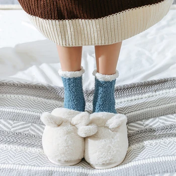 

Autumn Socks Fashion Female Winter Tube Socks Adult Thick Towel Socks Month sub-floor Socks Home Sleep Socks