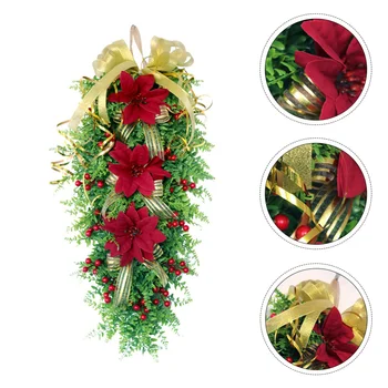 

1Pc Simulation Wreath Decor Christmas wreath for Party Home Christmas