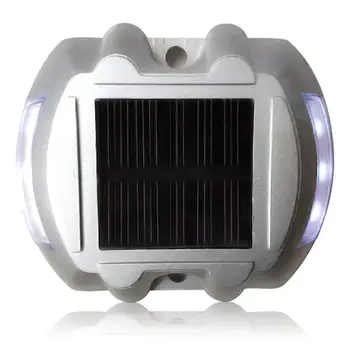 

Solar Garden Lamp 6 LED IP68 Solar Powered Security Lights White Road Outdoor Waterproof Driveway Stair Pathway 30 Tons 6LED