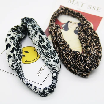 

2020 Leopard Print Woman Elastic Simple Durable Hair Accessories Headband Girl Classic Headdress Fashion Trend Hairband
