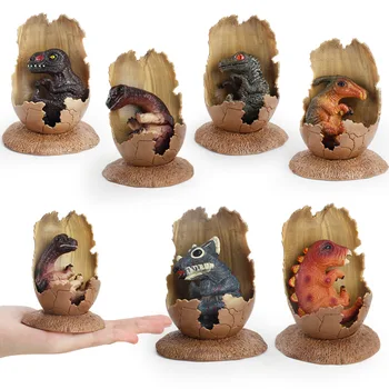 

Mini Simulation Jurassic Dinosaur Egg Model Toy Hatching Eggs Cub Model Home Decoration Crafts Miniatures Kid Gift Animal Model