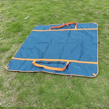 

Oxford Cloth Hiking Beach Blanket Multifunction Portable Storage Bag Ground Zipper Mat Outdoor Travel Foldable Waterproof Picnic