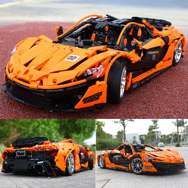 DHL 13090 20087 Technic автомобиль MOC 16915 McLaren P1 Скорость автомобильный комплект