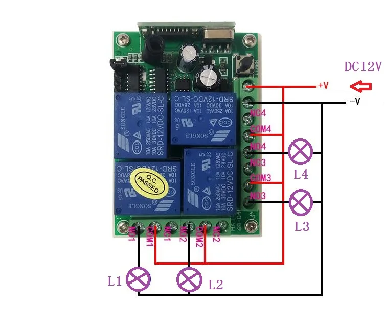 elétrico motocicleta farol chifre transmissor