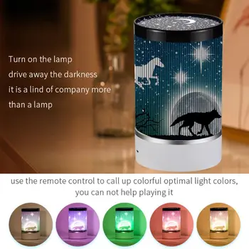 

Romantic Home Bedroom USB Charging Model LED Animated Anime Night Light Built-in Speaker for kids or Adults to Sleep