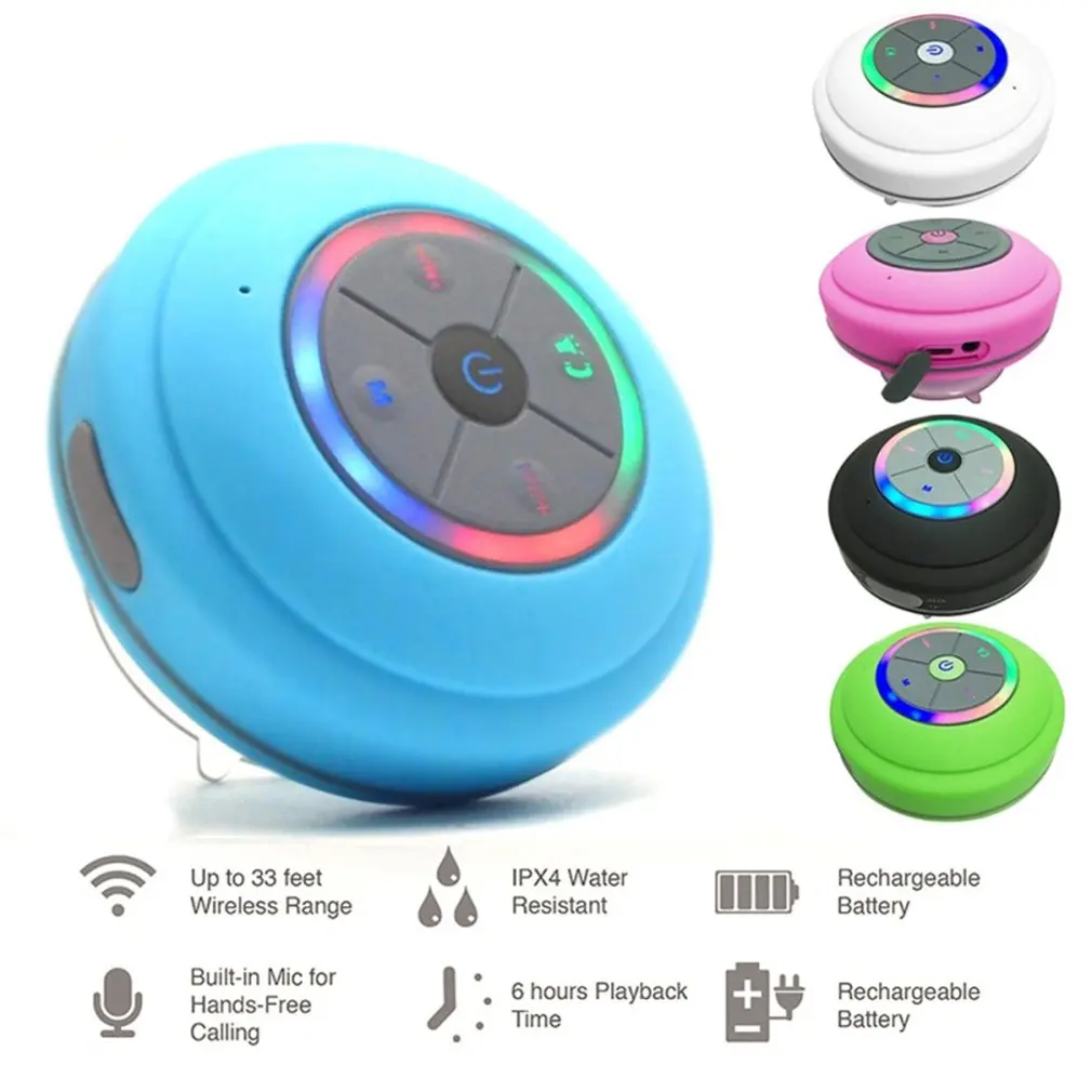 led shower speaker