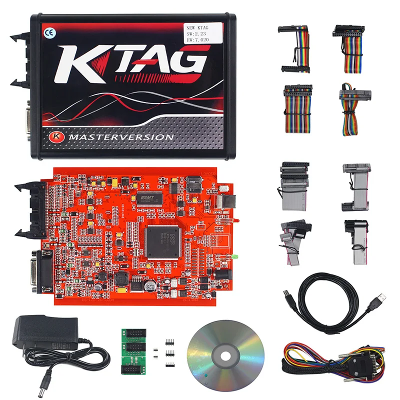 KESS V2 V5.017 EU Red PCB ECM Titanium KTAG V2.25 V7.020 4 светодиодный онлайн мастер версия ECU OBD2
