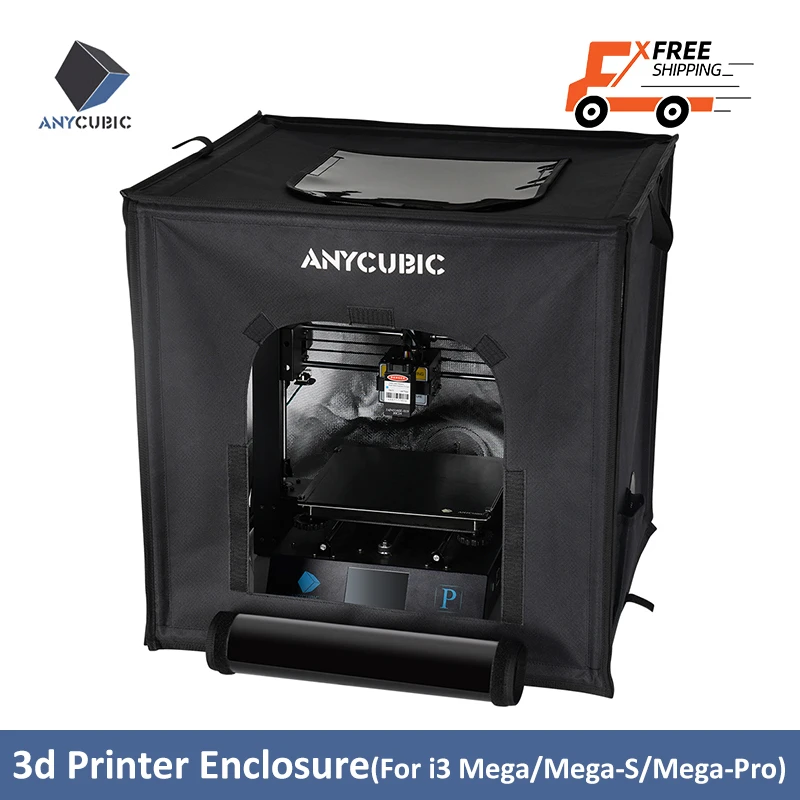 barcode printer head ANYCUBIC 3D Printer Enclosure Protective Cover Size 21.65'' (L) x 21.65''(W) x21.65'' (H) For i3 Mega/Mega S/Mega Pro spectra printhead