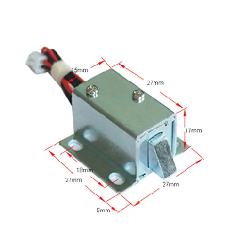 Электронный замок защелки двери ворота 12V 0.4A релиз сборки соленоида доступа