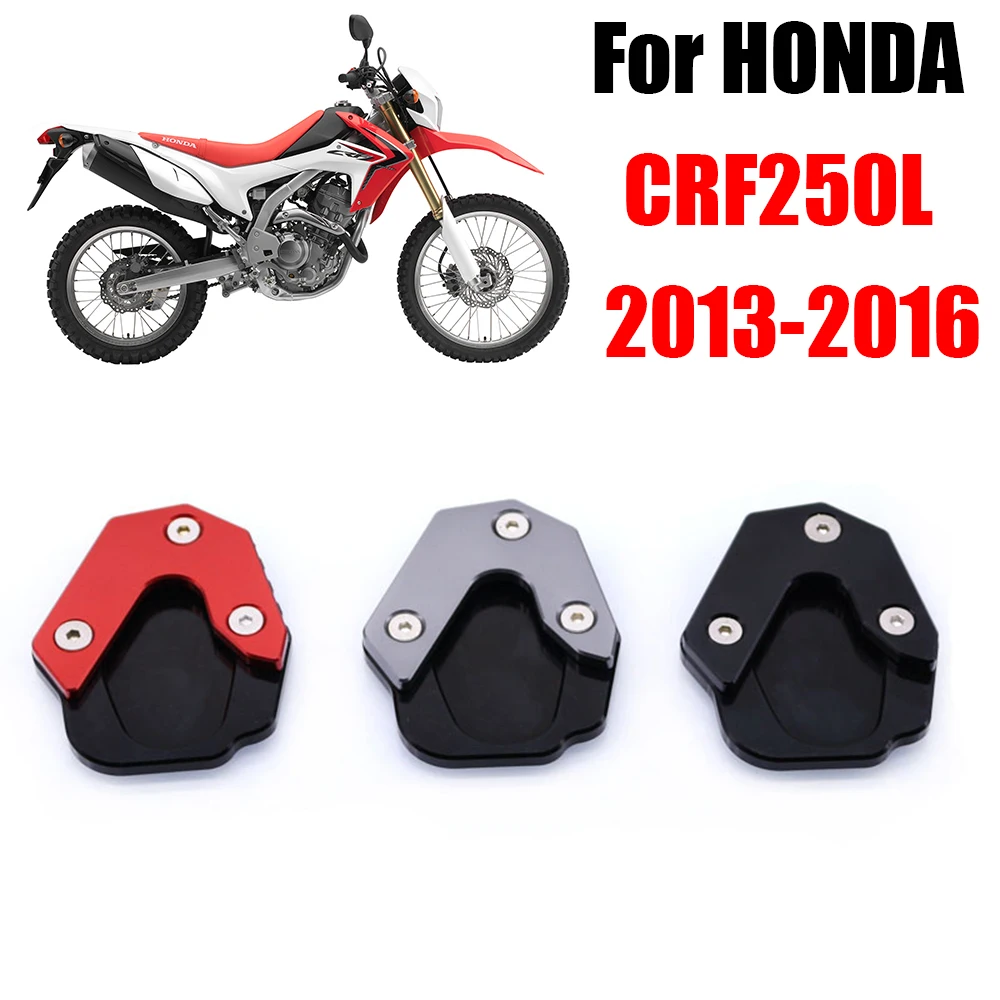Motorcycle Kickstand Extender Foot Side Stand Pad Support Plate Pad Fit for CRF250 RALLY/CRF250L 2017-2020 Tbest Motorcycle Kickstand Extension Pad red 