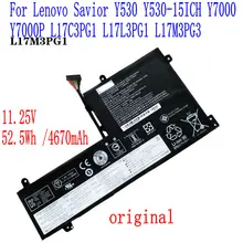 

Brand new 4670mAh/52.5Wh L17M3PG1 battery For Lenovo Savior Y530 Y530-15ICH Y7000 Y7000P L17C3PG1 L17L3PG1 L17M3PG3 Laptop