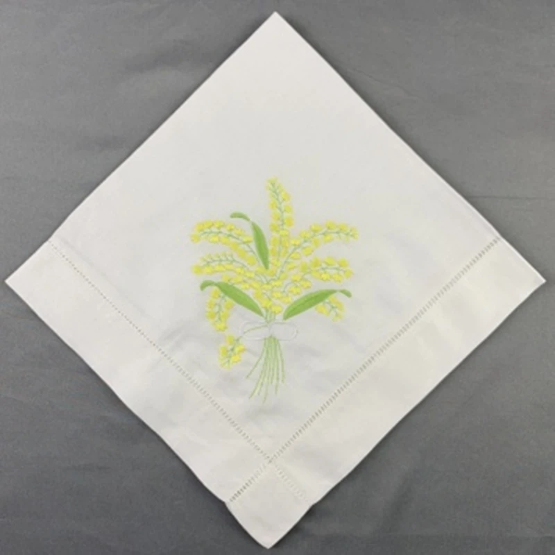 set-of-12-fshion-handkerchiefs-white-linen-hemstitched-table-napkin-20x20-inch-ladder-embroidered-lily-flower-dinner-napkins