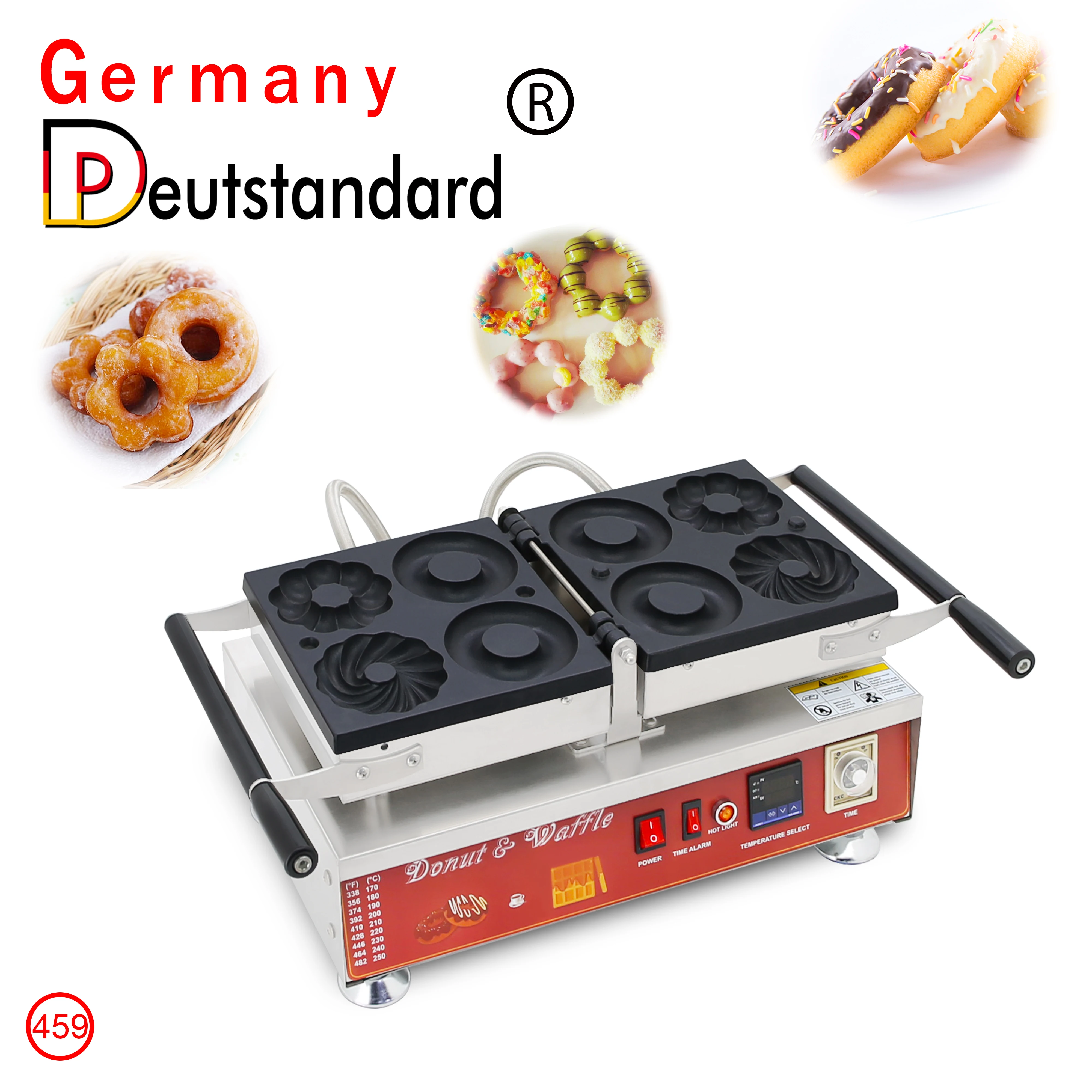 Commercial Electric Digital Mini Donut Maker 4 Holes Small Donut Machine Bakery Equipment Bread Making Machine With High Quality