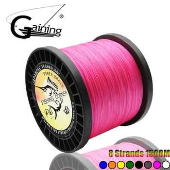 

8 Strands Braided Fishing Line 1500M Multifilament PE Line 18-185LB Saltwater Fishing Carp Fishing