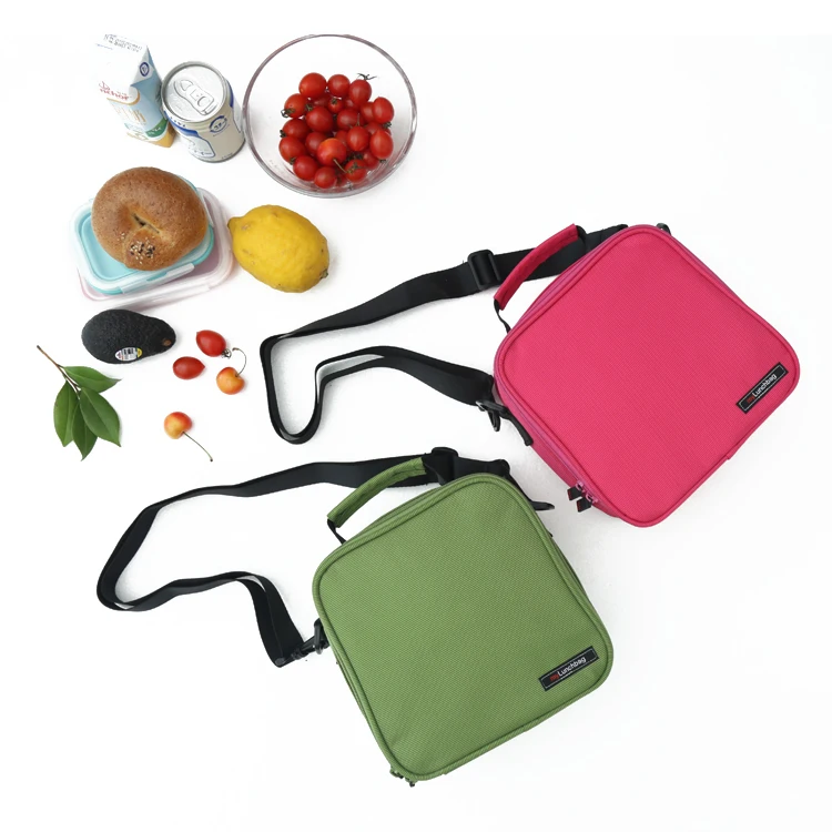

3.8L portable lunch bag extra light small cooler bag ice pack food drinks insulated picnic lunch box detachable shoulder strap