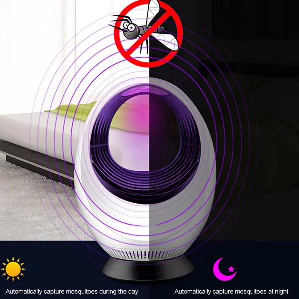 

USB Bug Zapper Indoor Mosquito Light - UV Photocatalytic Insect Killer Trap Nontoxic for Family, Indoor, Bedroom, Kitchen