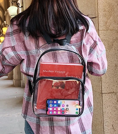 Женская сумка Ita; яркие цвета; школьные сумки для девочек-подростков; прозрачные рюкзаки; модные однотонные рюкзаки из искусственной кожи; рюкзак для путешествий; Mochila - Цвет: 1