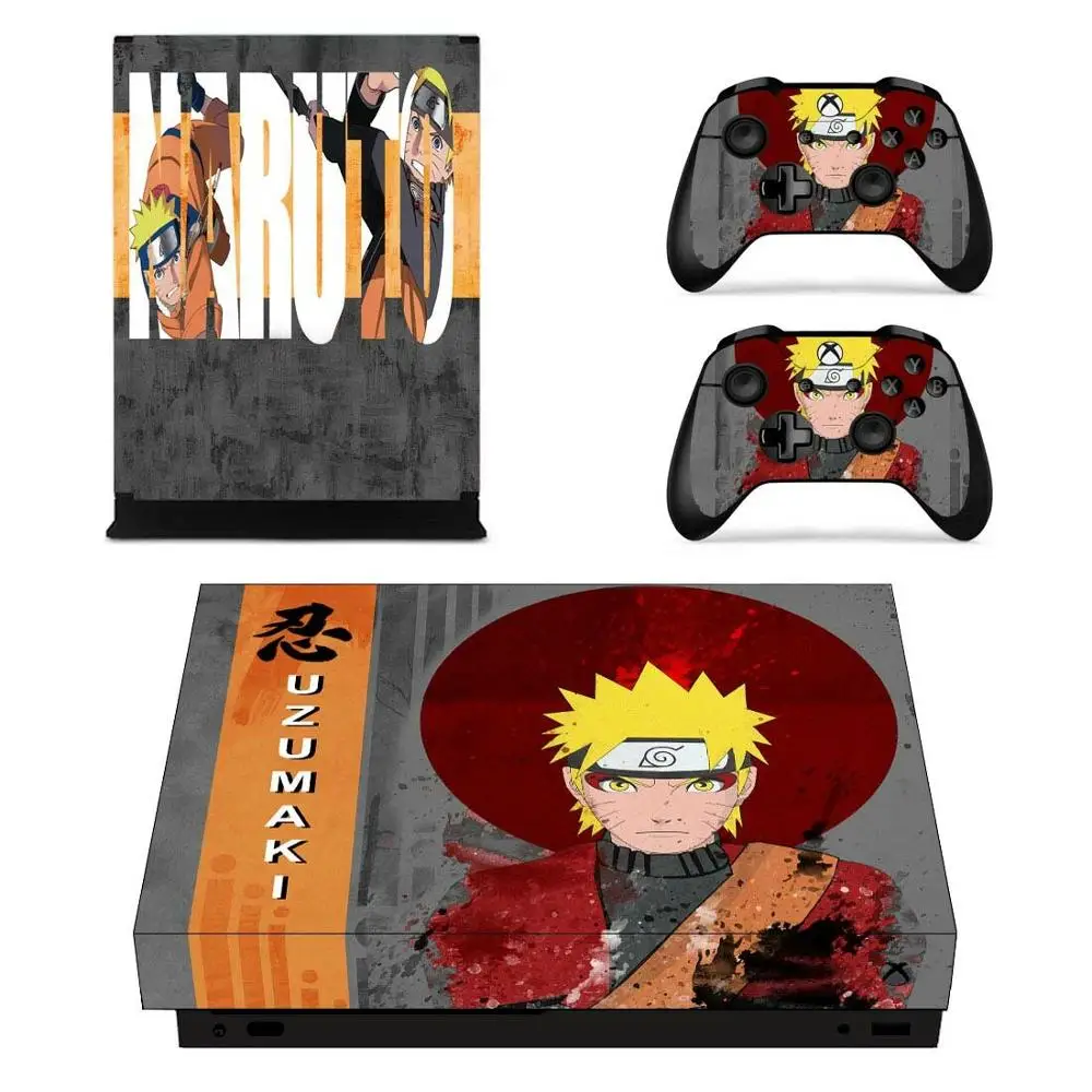 Naruto Stickers For Xbox One X Vinyl Skin Decals Sticker Cover Pegatina 