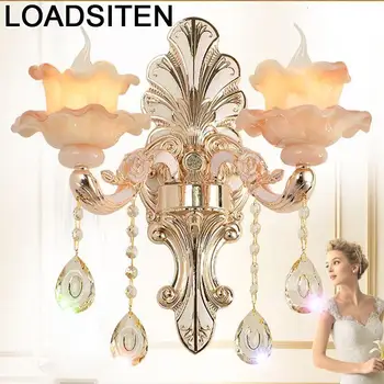 

Industrieel Deco Mural Aplik Lamba Aplique Luz Pared For Home Applique Murale Luminaire Crystal Wandlamp Wall Bedroom Light