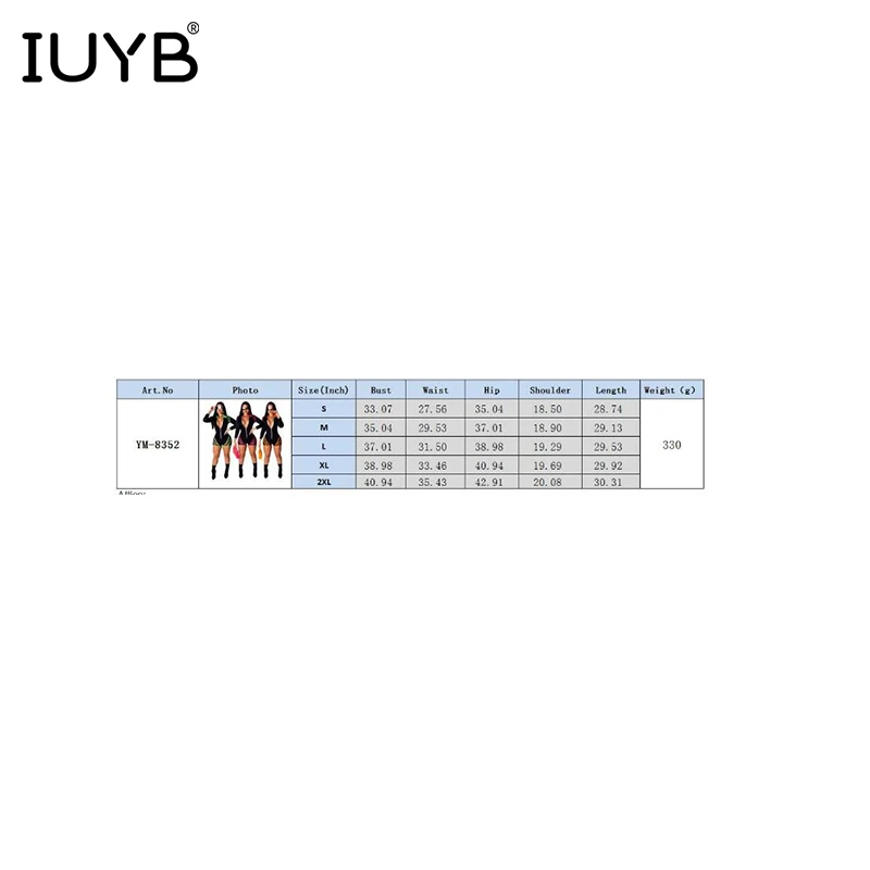 IUYB летний Женский Повседневный удобный комбинезон сексуальный с отложным воротником 3 цвета принт короткий Тощий молния Летающий комбинезон YM8352