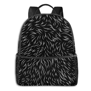 

2020 Hot Sale Women Men Unisex Fur Texture Backpack New Trend Teenager School Bag Couples Back Pack Travel Bag