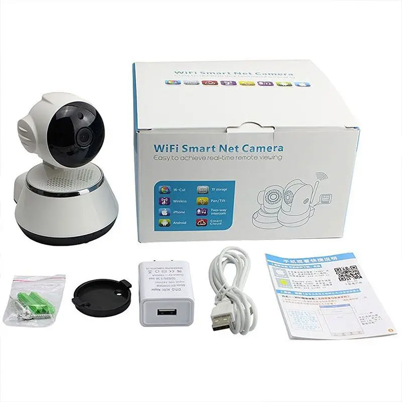 

720P WiFi IP Camera Baby Monitor HD Wireless Smart Camcorders Audio Video Record Home Security Surveillance Camera