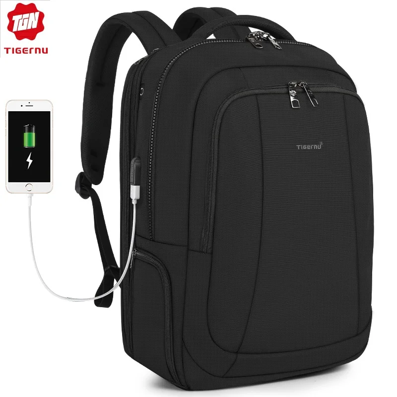 Tigernu 2020 New Fashion Travel 39L 15.6 / 17.3 "Рюкзак для ноутбука с большой емкостью женщин