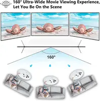 120 inch Portable Projector Screen + Frame Stand 120inch Movie Video Projection Screen Fabric 2K 4K Full HD 3D Outdoor Curtain - Image 4