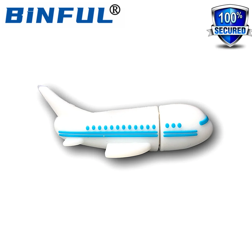 Usb флеш-накопитель BINFUL Fast Blue plane Civil aircraft 4 ГБ 8 16 32 64 128 256 | Компьютеры и офис