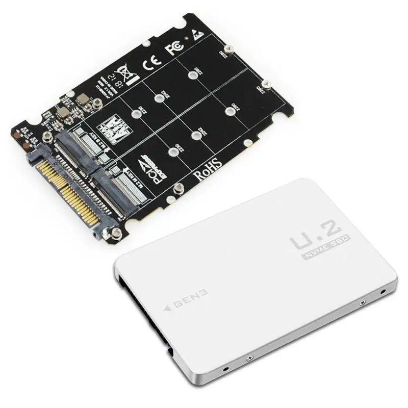 Адаптер M.2 SSD в U.2 адаптер 2 1 NVMe и SATA-Bus NGFF PCI-e для планшетов PCIe M2 конвертер
